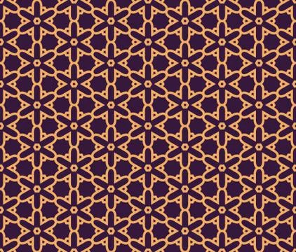 Luxury Geometric Pattern. Vector seamless pattern. Modern linear stylish text Stockillustratie