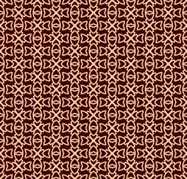 Luxury Geometric Pattern. Vector seamless pattern. Modern linear stylish text イラスト素材