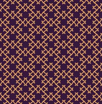 Luxury Geometric Pattern. Vector seamless pattern. Modern linear stylish text Stock Illustration