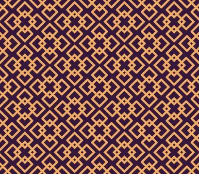 Luxury Geometric Pattern. Vector seamless pattern. Modern linear stylish text Illustrazione stock