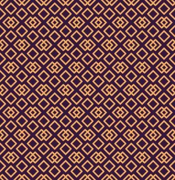 Luxury Geometric Pattern. Vector seamless pattern. Modern linear stylish text Illustrazione stock