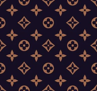 Luxury Geometric Seamless Icon Pattern in Vintage Fashion Style. Ready for Texti Stock Illustration