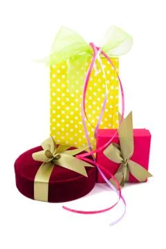 Luxury gift boxes Stock Photos