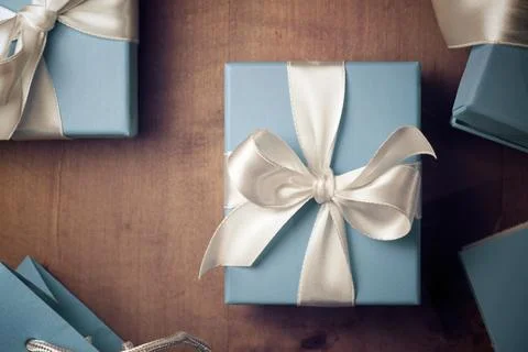 Luxury gift concept Stock Photos