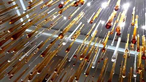 Luxury Glass Lamp Stock Footage 219314397