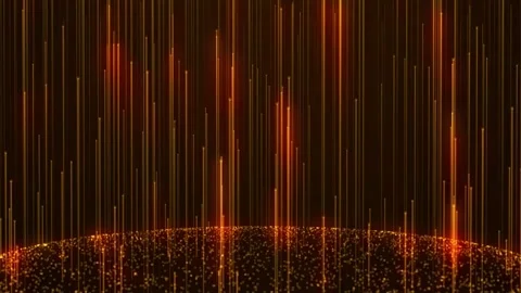 Luxury Glitter Gold Particles Background Seamless Loop Animation Stock Footage 327464094