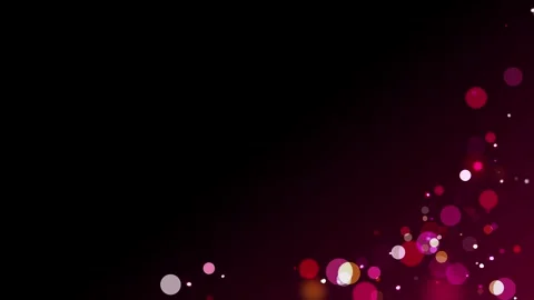 Luxury Glitter Particles and Bokeh Lights Corner Flying Animation, Stock-Footage 335976789