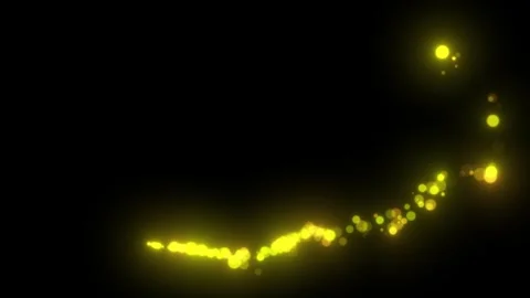 Luxury glitter sparkle stardust animation isolated on black background Stock Footage 344839560