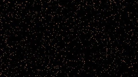 Luxury gold dust particles floating on black background overlay 4K Vídeos de archivo 336514043