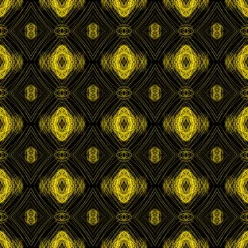 Luxury gold geometric seamless pattern background Illustrazione stock