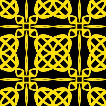 Luxury gold geometric seamless pattern background Illustrazione stock