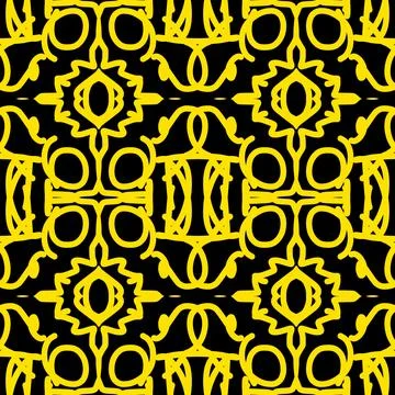 Luxury gold geometric seamless pattern background Stock Illustration