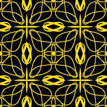 Luxury gold geometric seamless pattern background Stock-Illustration