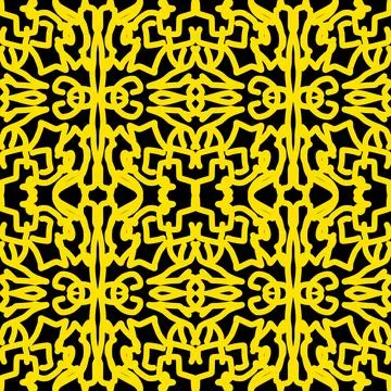Luxury gold geometric seamless pattern background Stock Illustration