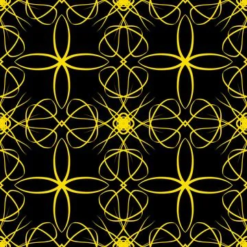 Luxury gold geometric seamless pattern background Stock-Illustration