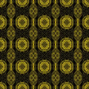 Luxury gold geometric seamless pattern background Stock-Illustration