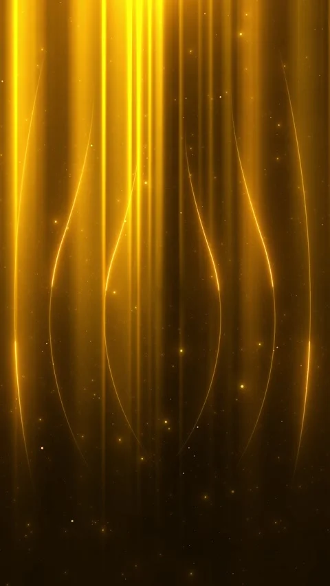 Luxury gold light rays background sparkling dust, overhead shine, clean for eleg Stock Footage 340413915