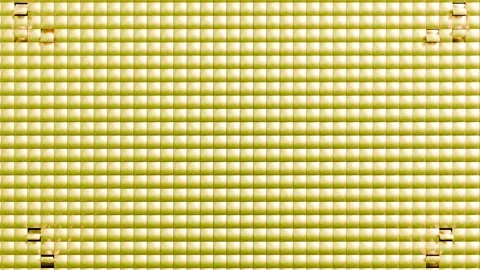 Luxury Gold Metallic Tile Grid Loop Animation Background Stock Footage 337083966