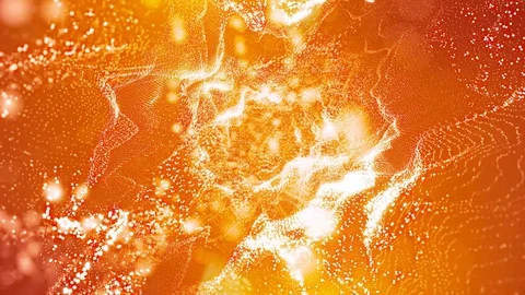 Luxury gold particles 4K background Stock Footage 72613163