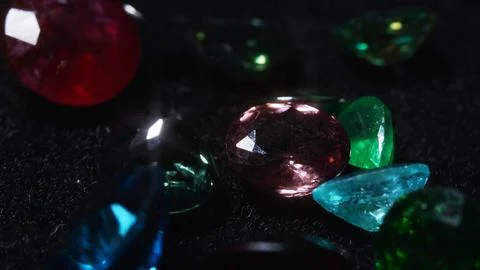 Luxury gold ring with ruby and diamonds. 스톡 사진