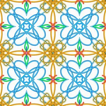 Luxury gold seamless pattern background Stock Illustration