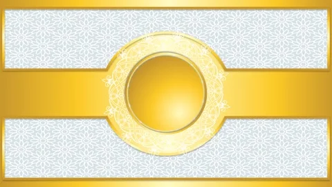 Luxury gold seamless pattern mandala ornament background Stock Footage 297089984