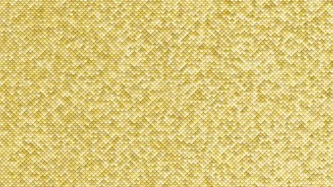 Luxury gold sequin texture background with overlapping circular metallic scales Illustrazione stock