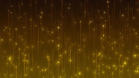 Luxury gold sparkle rain visual glowing star points, soft lines, warm haze, prem 動画素材 340528401