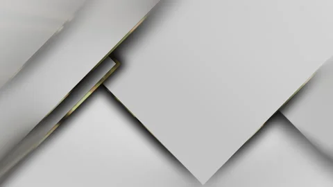 Luxury Gold Waves on Gray Background Loop Stock Footage 345786973