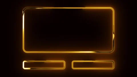 Luxury golden box animation with light effect on the green screen background Vidéo 330567243