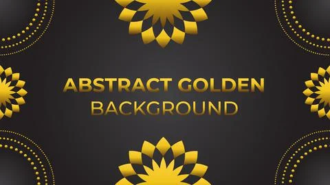 Luxury golden gradient background Illustrazione stock