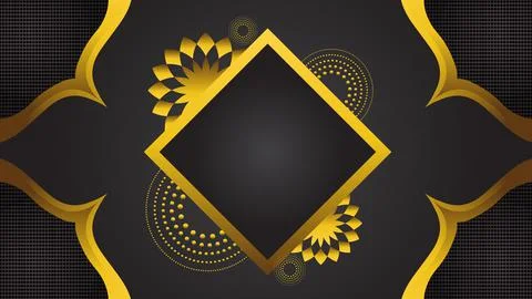 Luxury golden gradient background イラスト素材