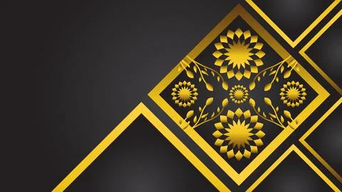 Luxury golden gradient background イラスト素材
