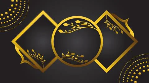 Luxury golden gradient background Illustrazione stock
