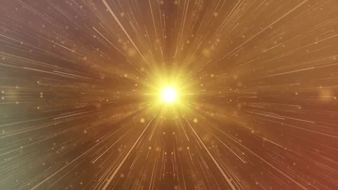 Luxury Golden Particle Rays 動画素材 337828274