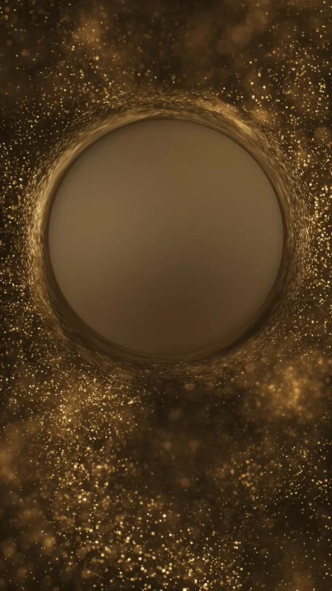 Luxury Golden Particles Vertical Background with Copy Space Stock Footage 328531191
