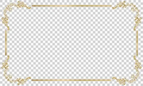 Luxury golden rectangle corner certificate border pattern vector 스톡 일러스트