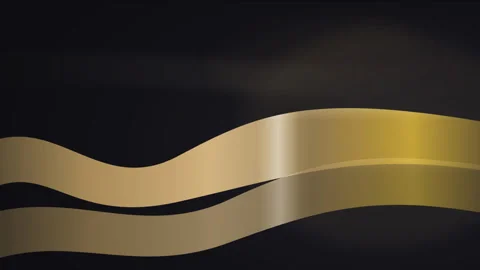 Luxury Golden Silk Flow Abstract Background Seamless Loop 4K Stock Footage 340061433