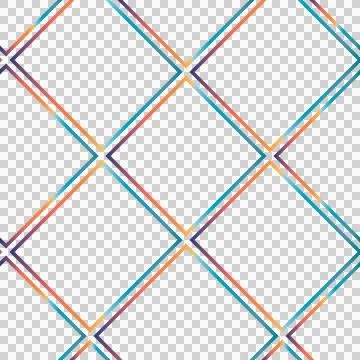Luxury gradient geometric seamless pattern with different-sized rectangles .. Illustrazione stock