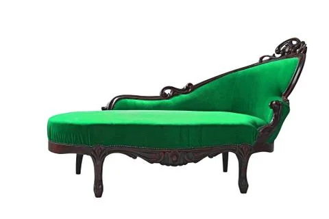Luxury green sofa Stock Photos