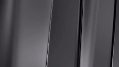 Luxury Grey Background with Smooth Abstract Satin Metallic Surface Waves for Stock Footage 337452256