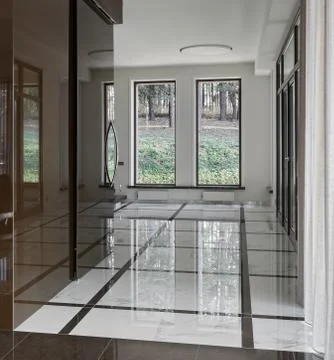 Luxury hall interior Stock Photos