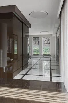 Luxury hall interior Stock Photos