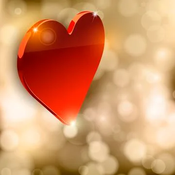 Luxury heart Stock Illustration
