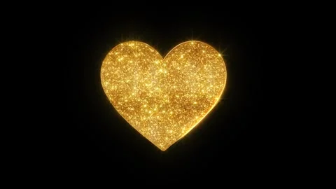 Luxury heart motion background, valentine’s day concept Stock Footage 303391105