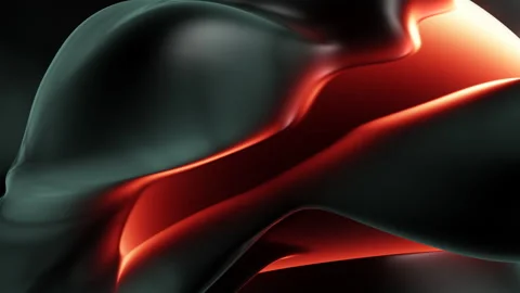 Luxury Hitech Design Background with Abstract Fluid Motion and Glow Lines Stock Footage 337767302