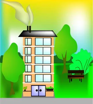 Luxury home Stock Illustration
