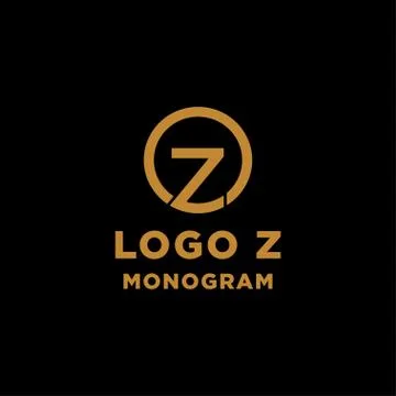 Luxury initial z logo design vector icon element isolated Stock Illustration