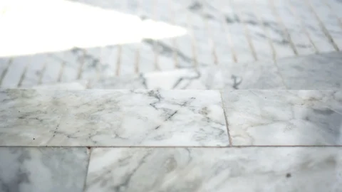 Luxury interior design marble materials for floor Stock Footage