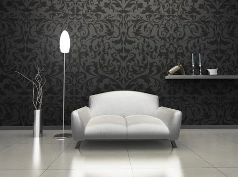 Luxury Interior Stock Illustration